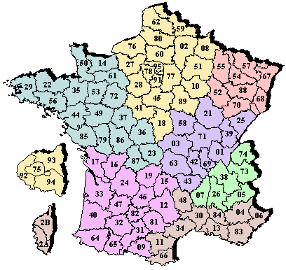 Choisissez un d&eacute;partement